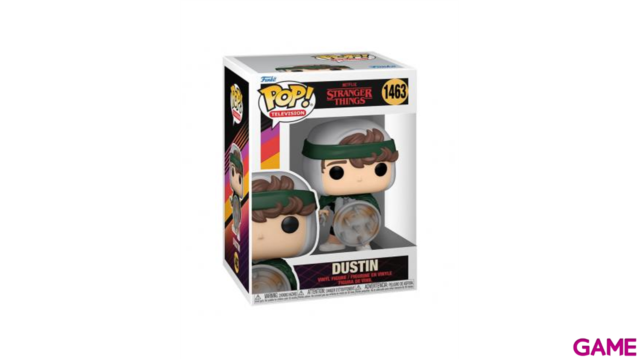 Figura POP TV Stranger Things Dustin Escudo-0