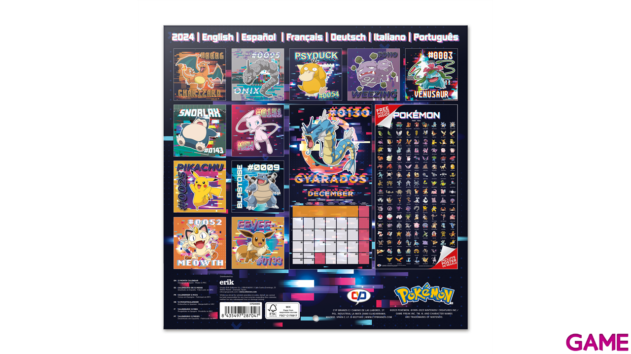 Calendario 2024 Pokemon-2