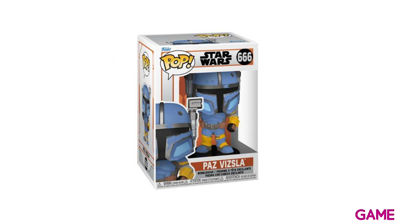 Figura POP Vinyl Star Wars Mandalorian Paz Vizsla-0