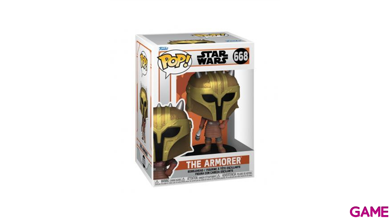 Figura POP Vinyl Star Wars Mandalorian The Amorer-0