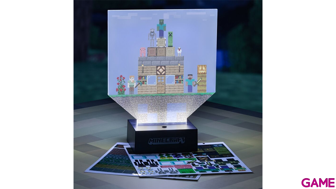 Lámpara Minecraft-2