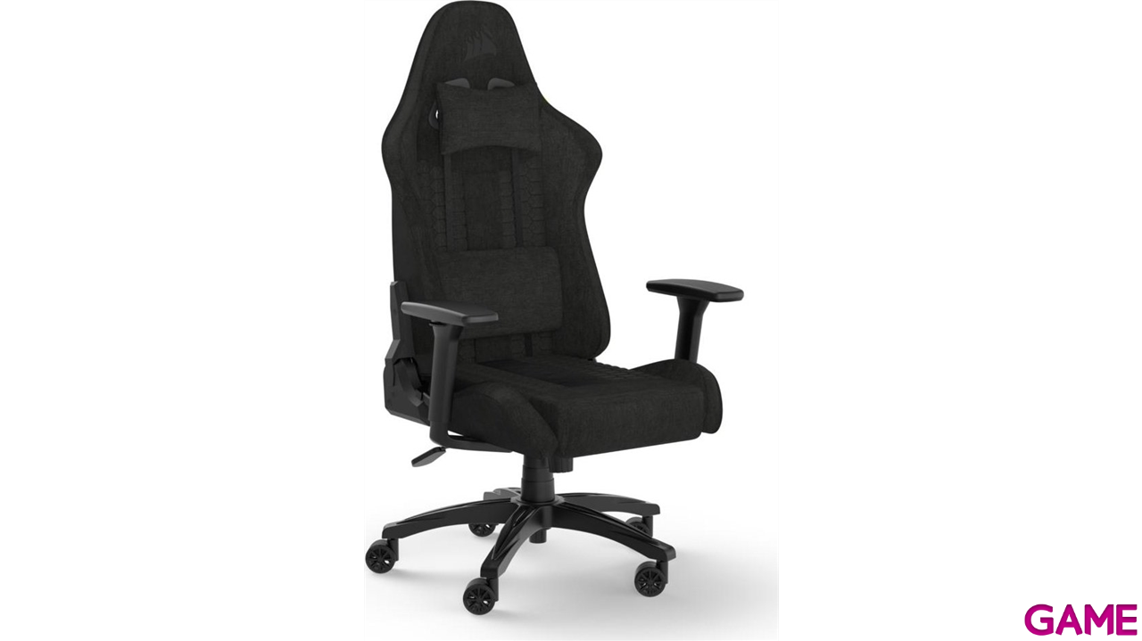 CORSAIR TC100 Relaxed - Leatherette - Black - Silla Gaming-0