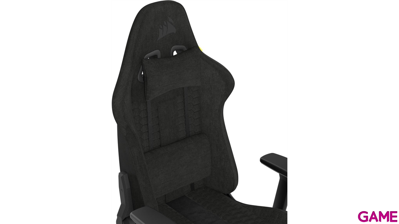 CORSAIR TC100 Relaxed - Leatherette - Black - Silla Gaming-1