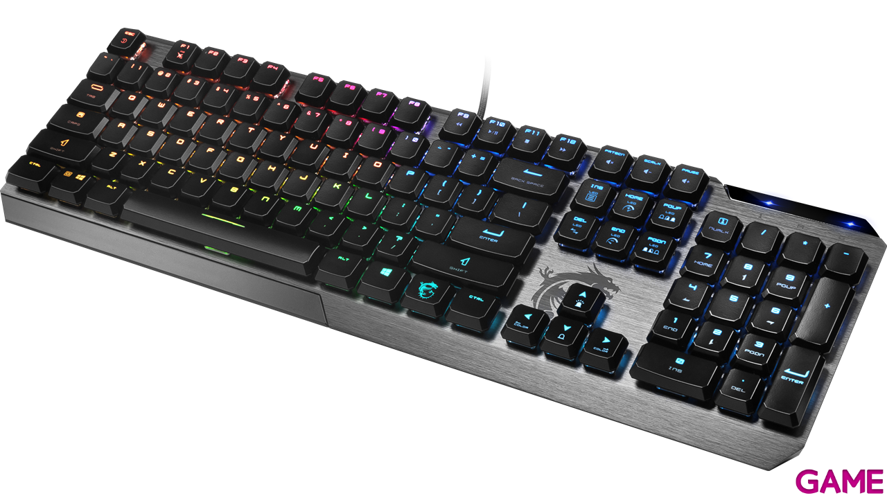 MSI Vigor GK50 Low Profile RGB Spanish Layout - Teclado Mecánico Gaming-1
