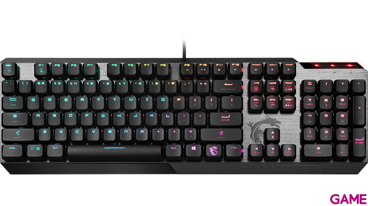 MSI Vigor GK50 Low Profile RGB Spanish Layout - Teclado Mecánico Gaming-2