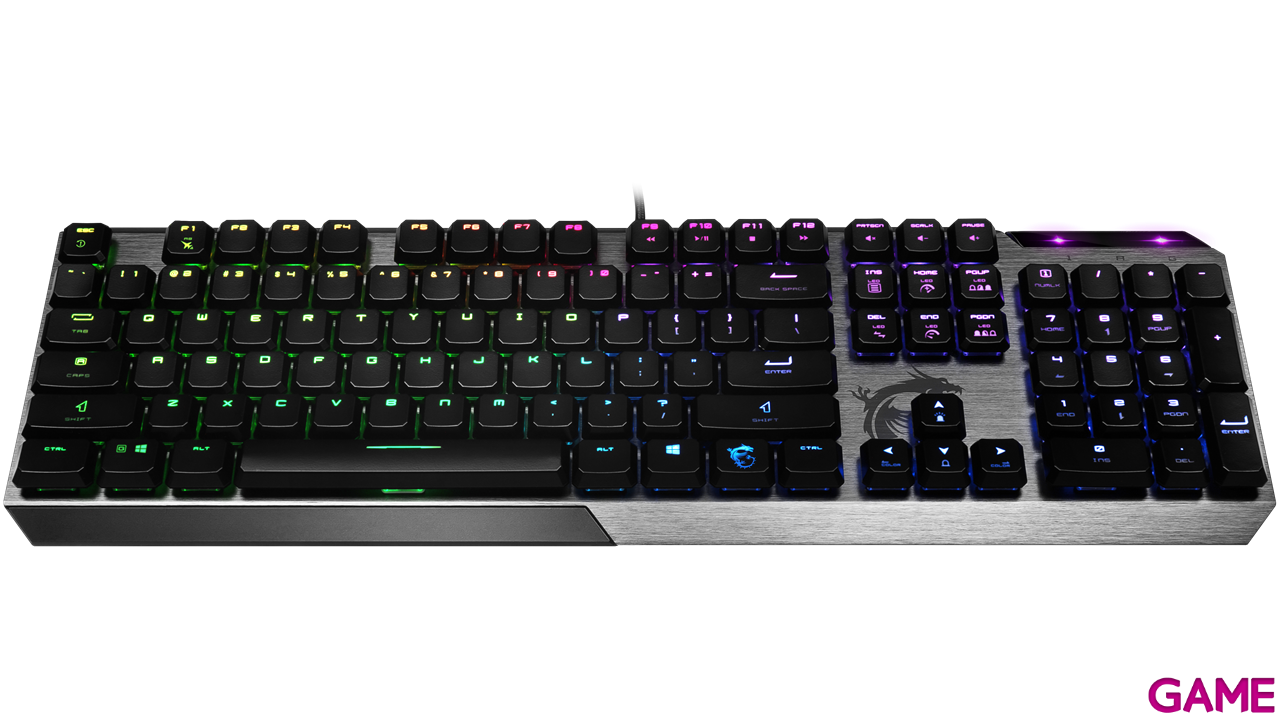 MSI Vigor GK50 Low Profile RGB Spanish Layout - Teclado Mecánico Gaming-7