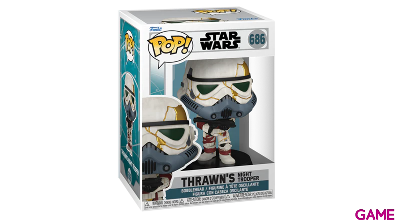 Figura POP Star Wars Ashoka: Thrawn Night Trooper Grey Mask-2