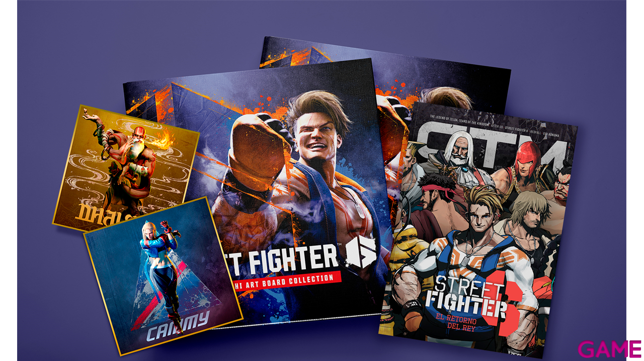 Archivador Street Fighter 6 Shikishis Collection + Revista GTM-0
