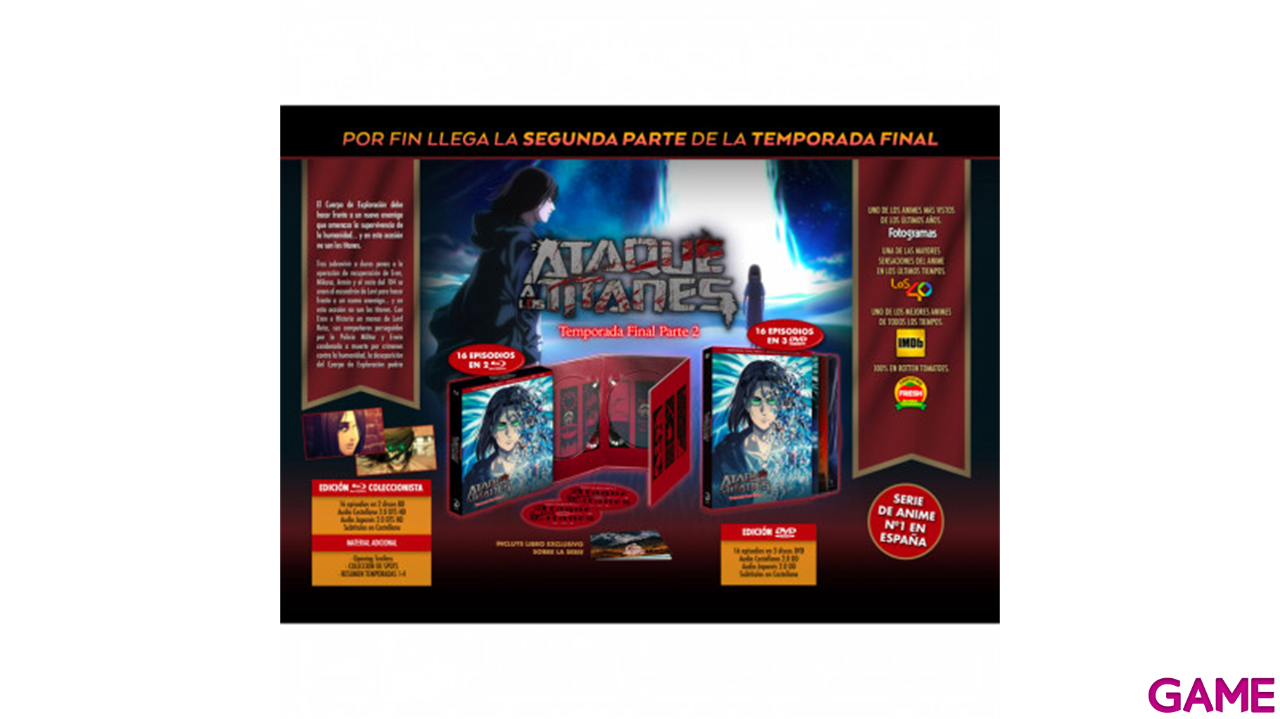 Ataque a los Titanes Temporada Final Parte 2 Ed. Coleccionista-0