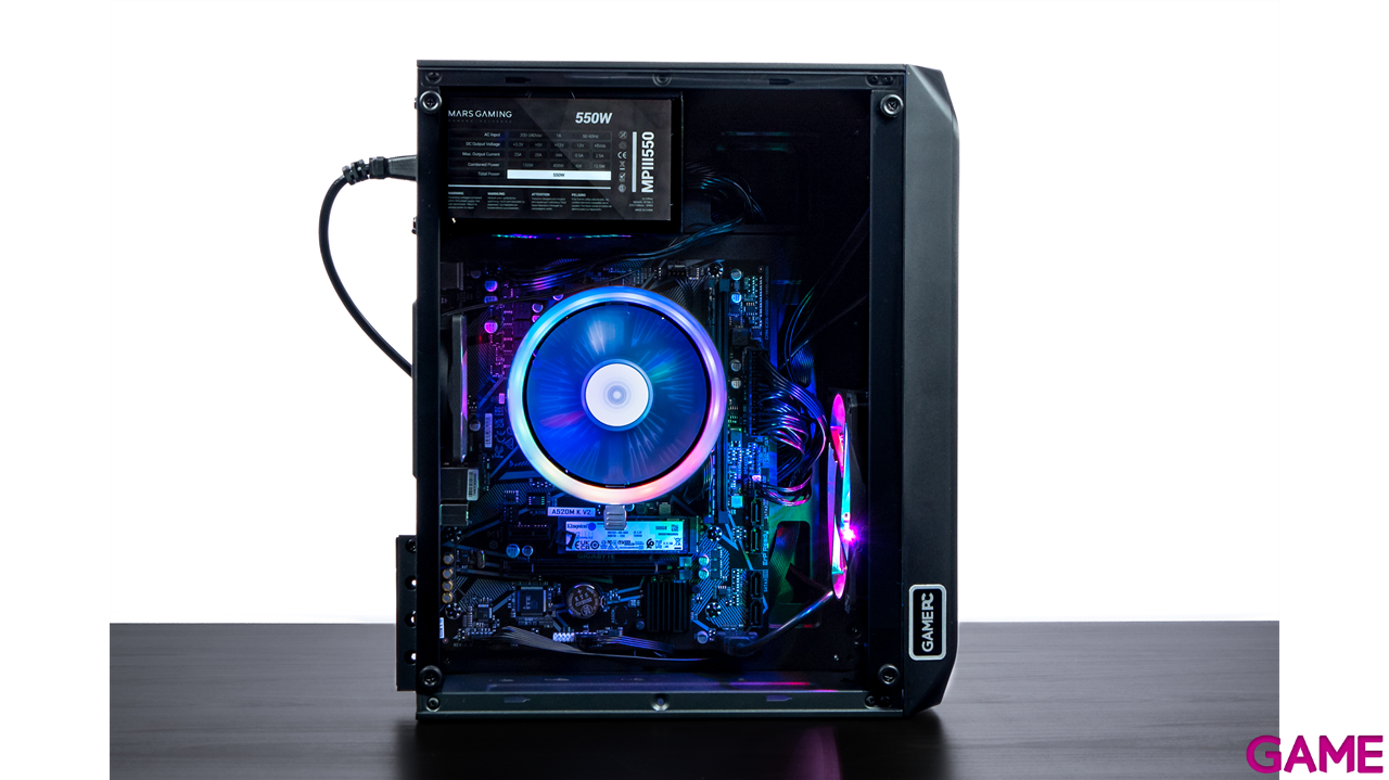 GAMEPC - CM46G - Ryzen 5 4600G - 8GB - 500GB SSD Nvme - Ordenador Sobremesa-3