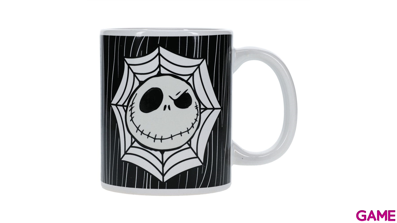 Taza retroiluminada en la oscuridad Pesadilla Antes de Navidad Jack Skelleton de 330 ml-0