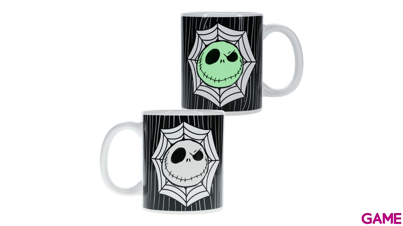 Taza retroiluminada en la oscuridad Pesadilla Antes de Navidad Jack Skelleton de 330 ml-2