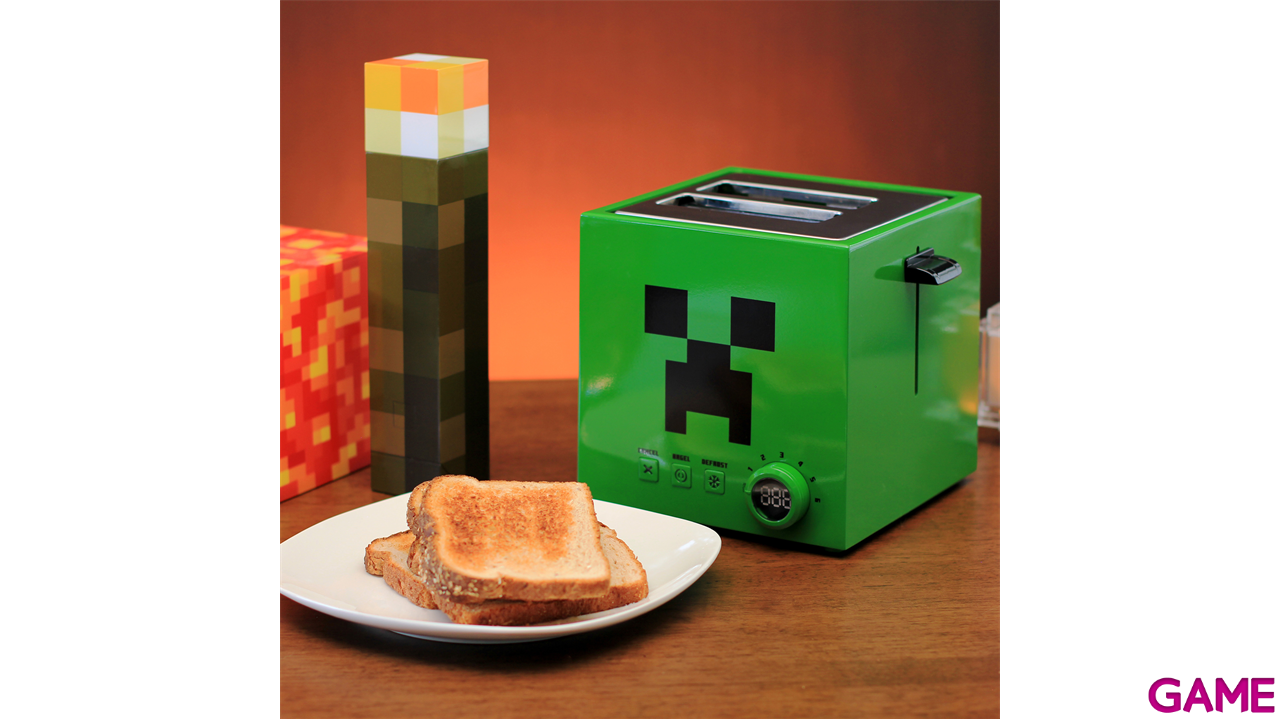 Tostadora Minecraft Bloque Creeper-0