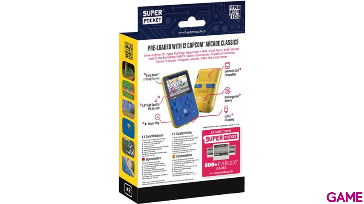 Consola Super Pocket Capcom Edition - Evercade-4