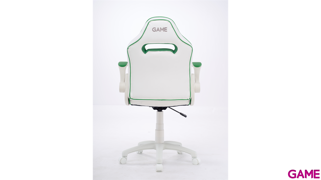 GAME GT JR Blanco-Verde - Silla Gaming-1