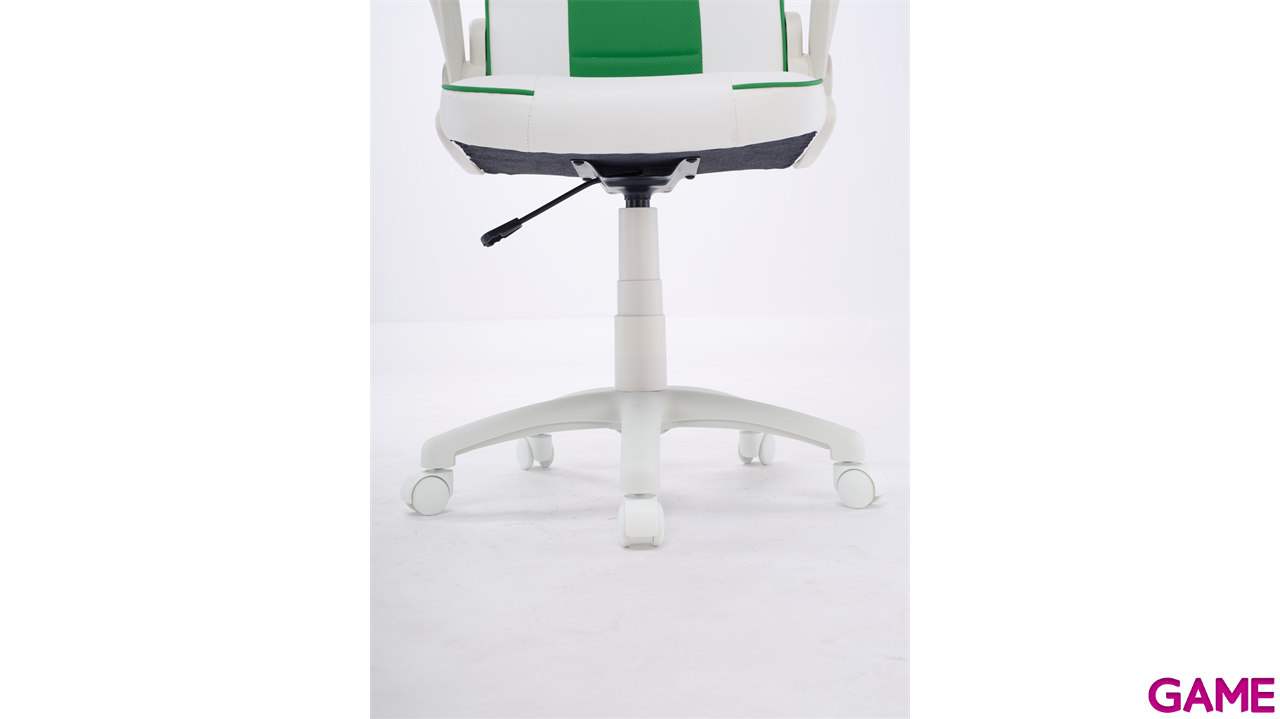 Silla Gaming GAME GT JR Blanco-Verde-5