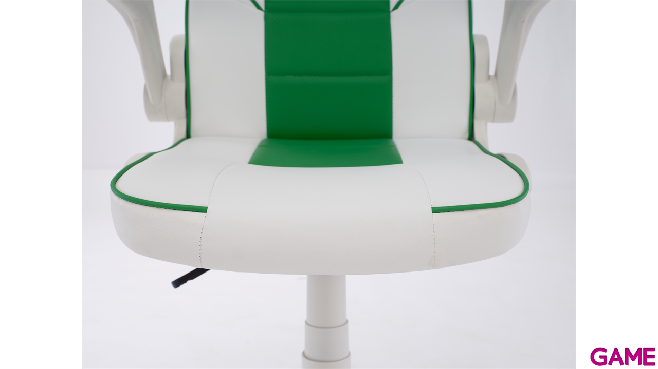 Silla Gaming GAME GT JR Blanco-Verde-7