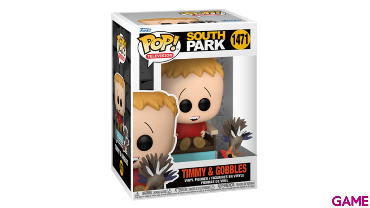 Figura Pop South Park: Timmy con Gobbles-0
