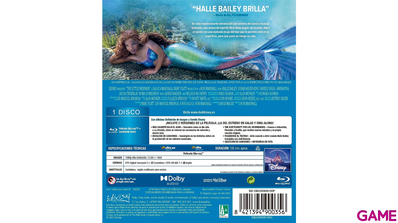 La Sirenita (Imagen Real) - Edición Steelbook-0