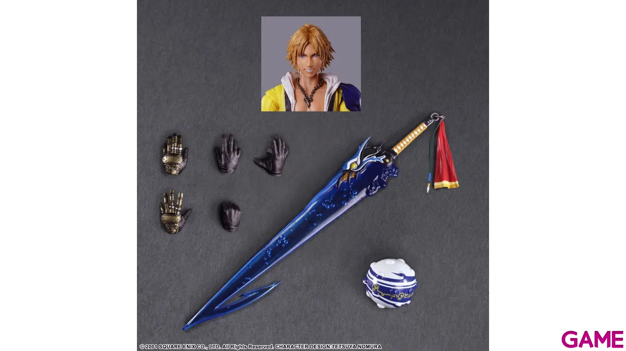 Estatua Play Arts Kai Final Fantasy X: Tidus-1