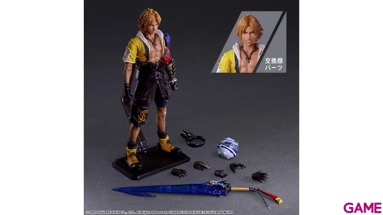 Estatua Play Arts Kai Final Fantasy X: Tidus-4