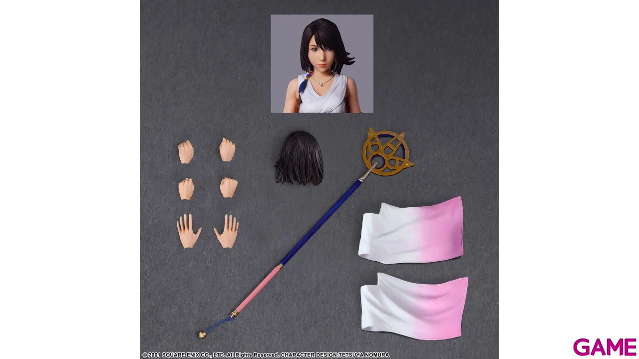 Estatua Play Arts Kai Final Fantasy X: Yuna-1