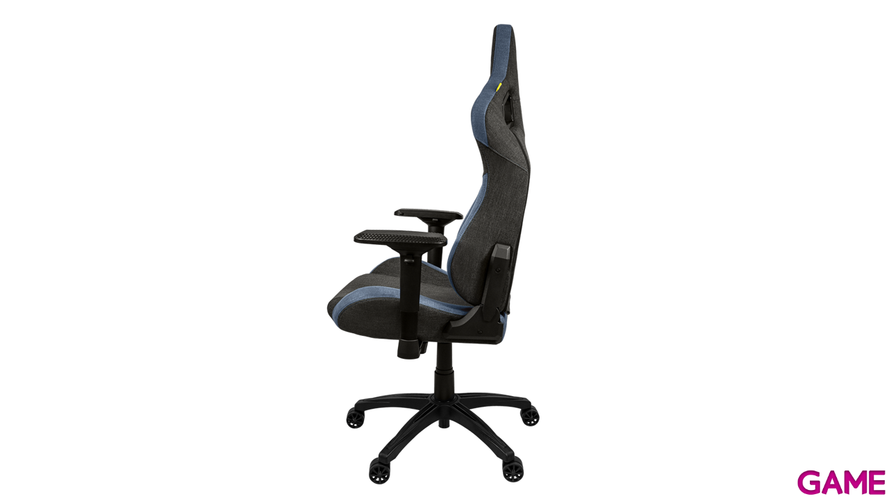 CORSAIR T3 Rush - Fabric - Charcoal/Blue - Exclusive - Silla Gaming-1