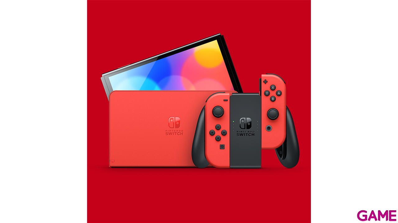 Nintendo Switch OLED Roja Edición Mario-0