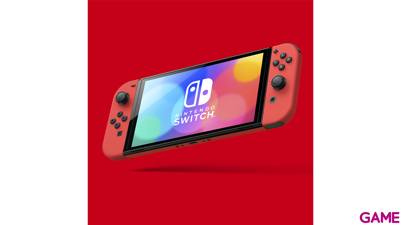 Nintendo Switch OLED Roja Edición Mario-2