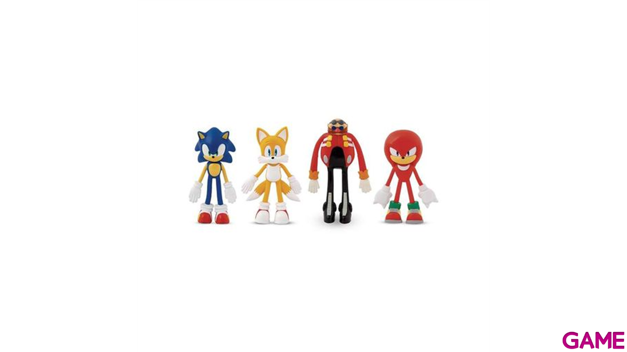 Pack de 4 Figuras Sonic The Hedgehog-0