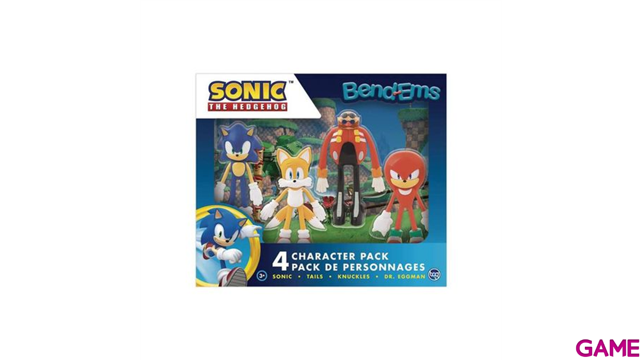 Pack de 4 Figuras Sonic The Hedgehog-1