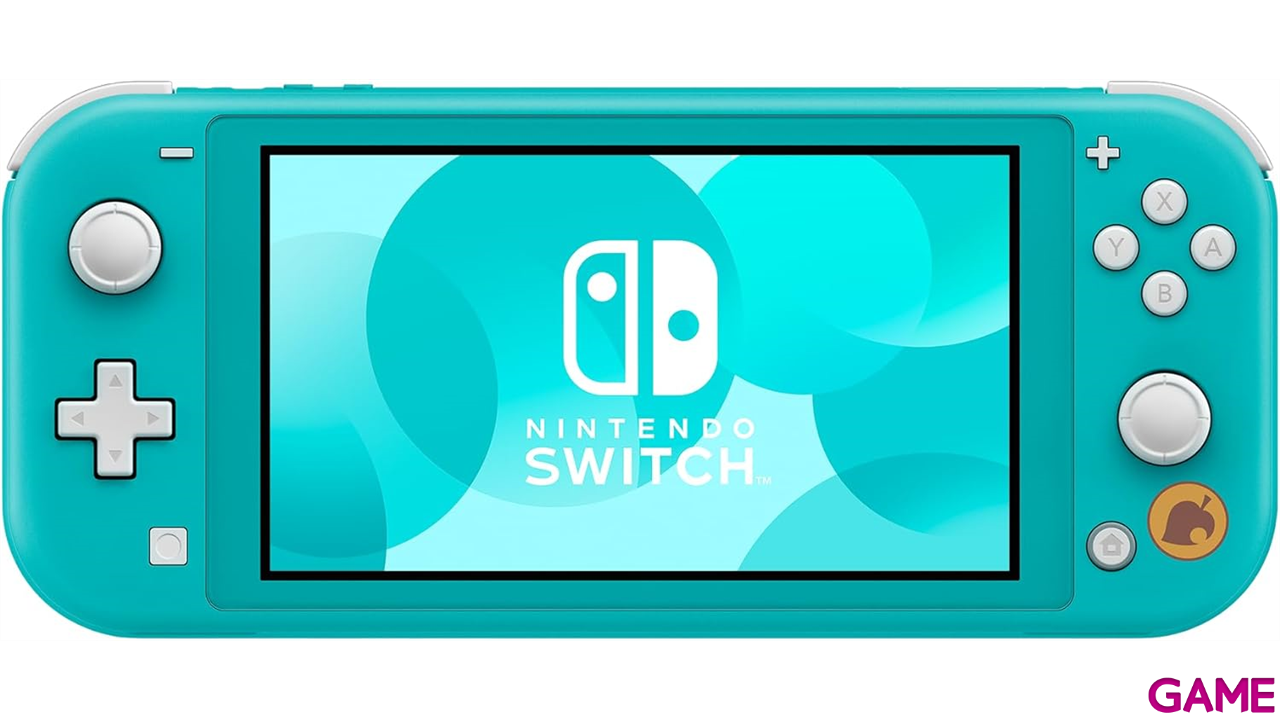 Nintendo Switch Lite Turquesa Edición Animal Crossing + A.C. New Horizons-2