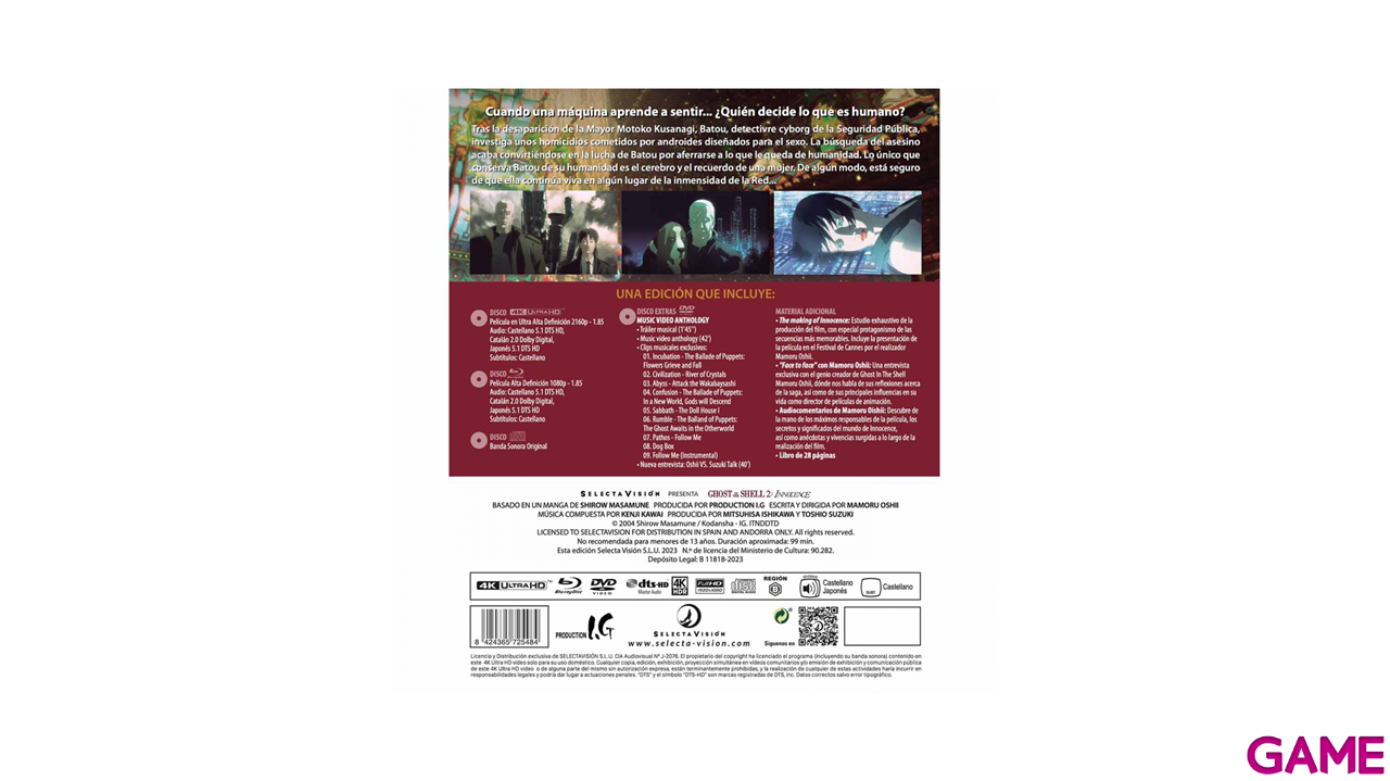 Ghost in the Shell Innocence - Edición Coleccionista-2