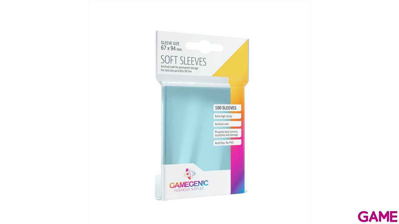 Pack de 100 Fundas de Cartas Soft GameGenic-0