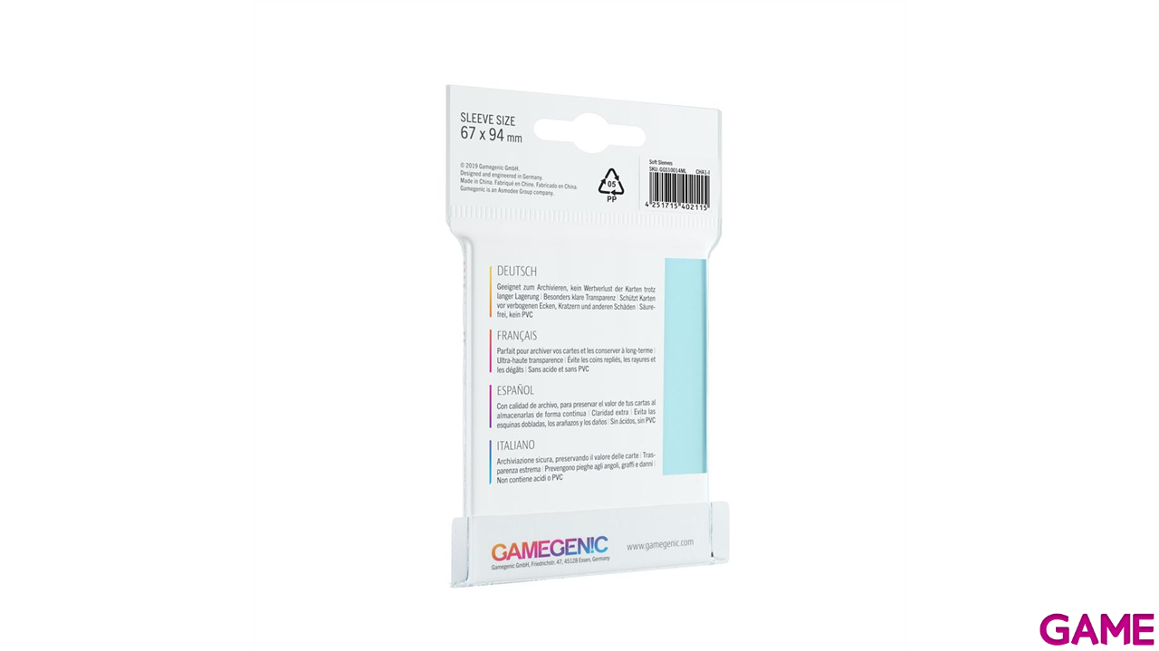 Pack de 100 Fundas de Cartas Soft GameGenic-1