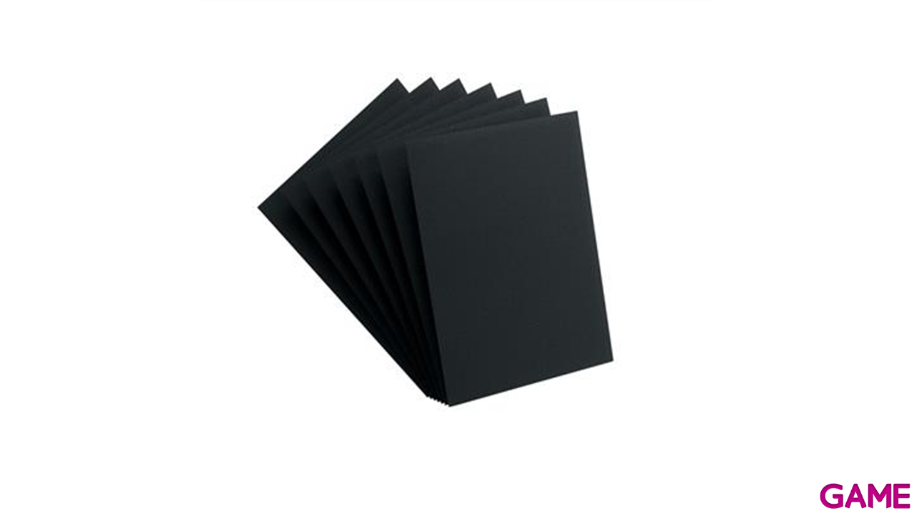 Pack de 100 Fundas de Cartas Prime Negro GameGenic-1