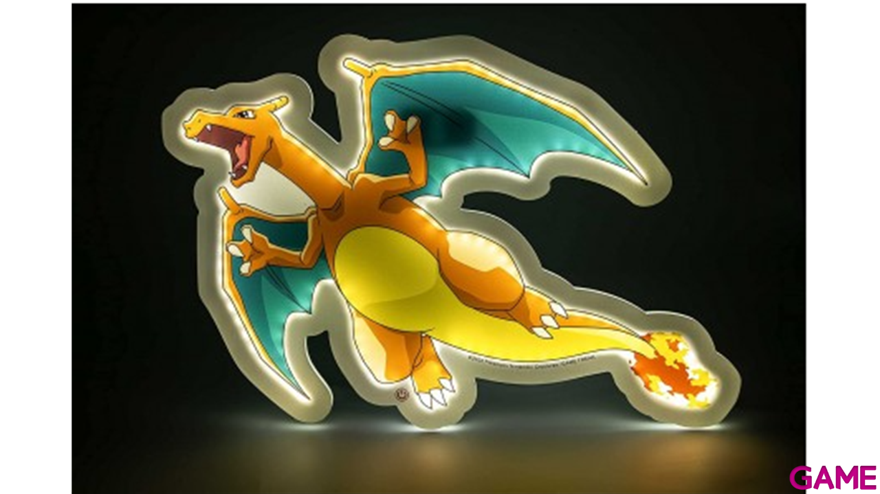Lámpara de Pared Neón Pokemon: Charizard 30cm-1