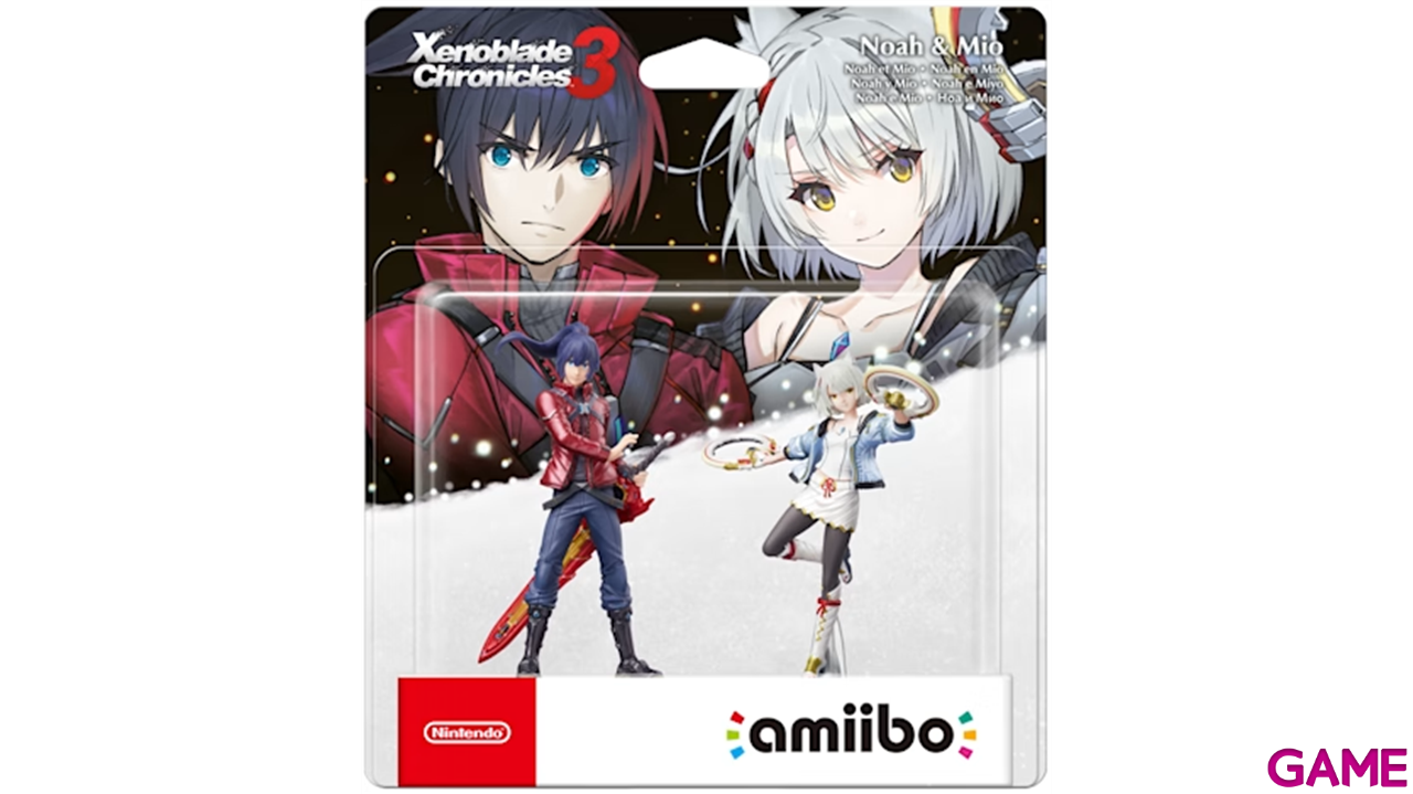 Pack 2 amiibo Xenoblade Noah y Mio-1