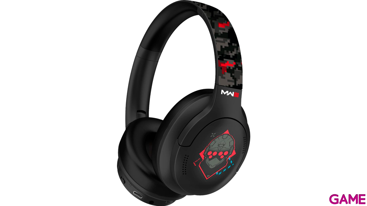 Auriculares Inalámbricos Bluetooth Call of Duty MWIII Black Camo-0