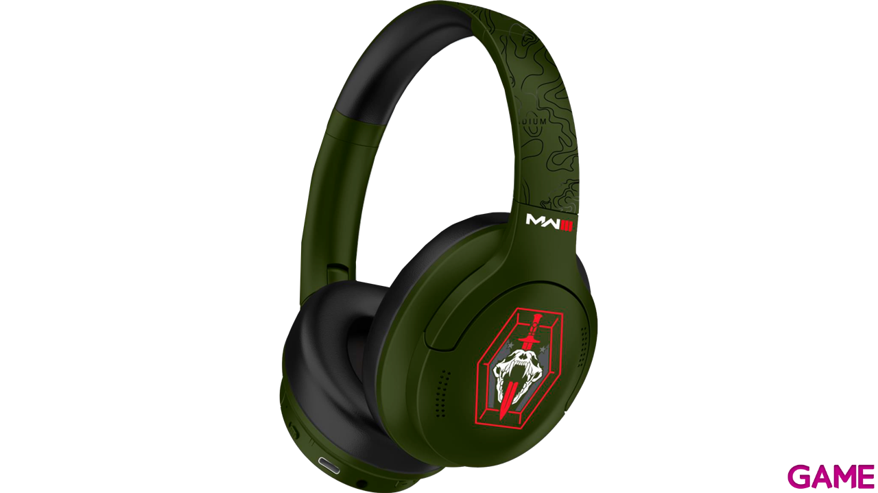 Auriculares Inalámbricos Bluetooth Call of Duty MWIII Olive Snake-0