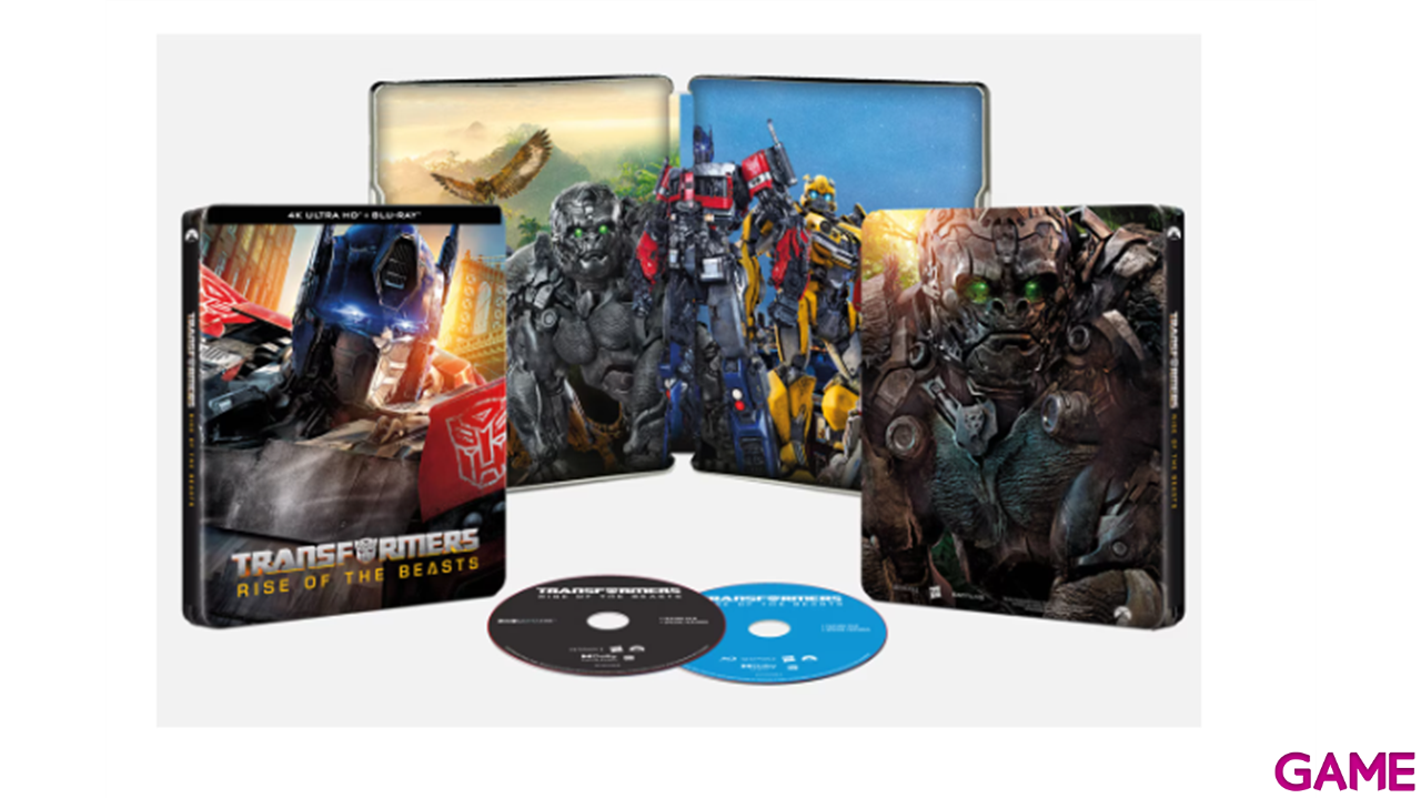 Transformers El Despertar de las Bestias 4K + BD Edición Steelbook 2-0