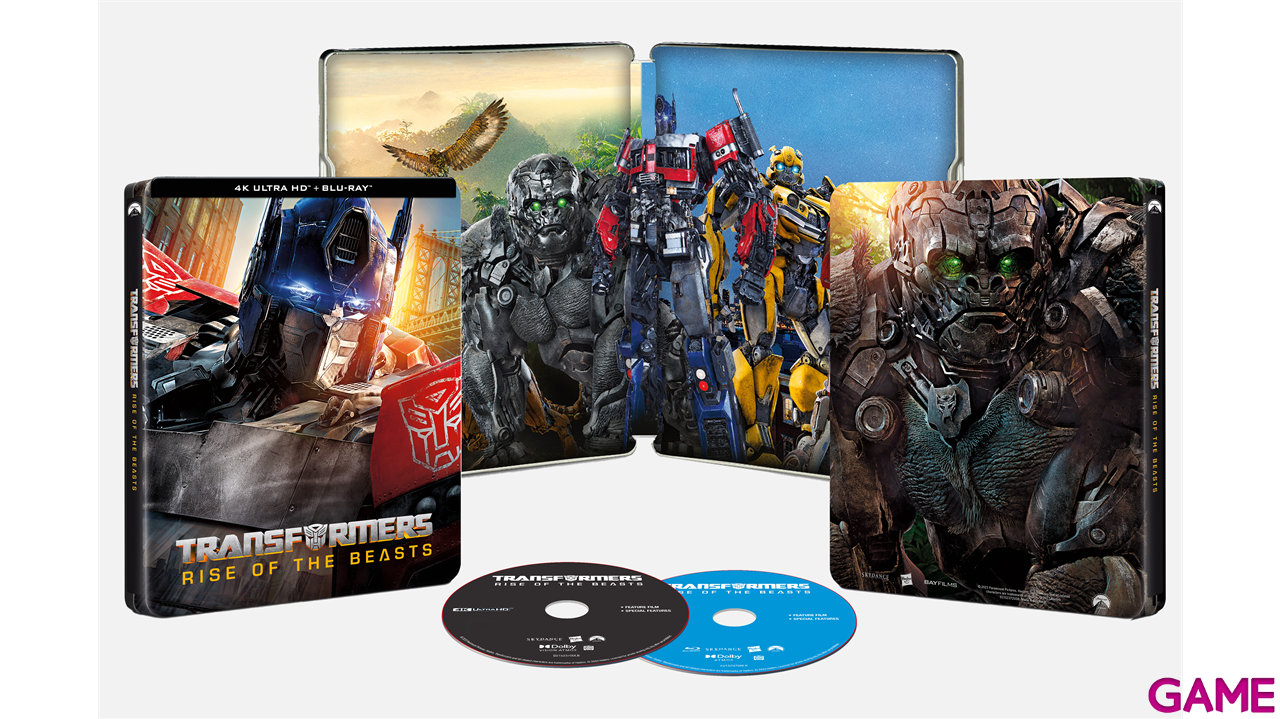 Transformers El Despertar de las Bestias 4K + BD Edición Steelbook 2-1