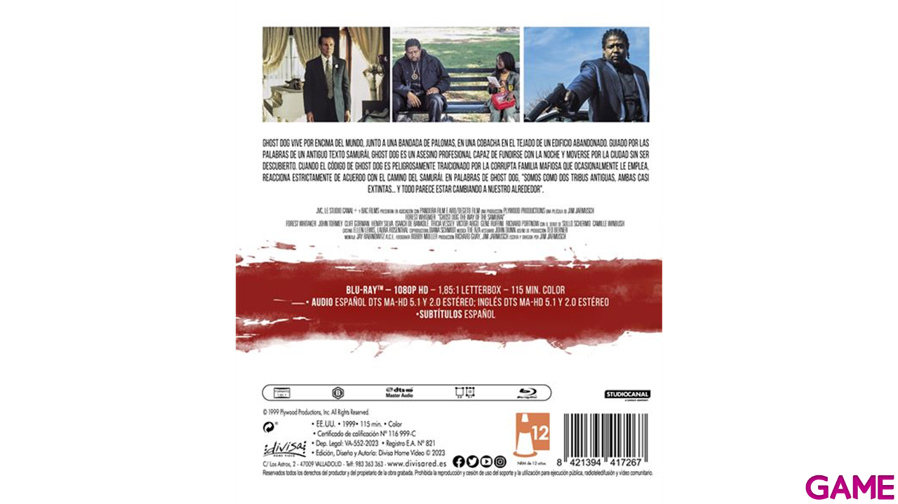 Ghost Dog El Camino del Samurai 4K + BD-0
