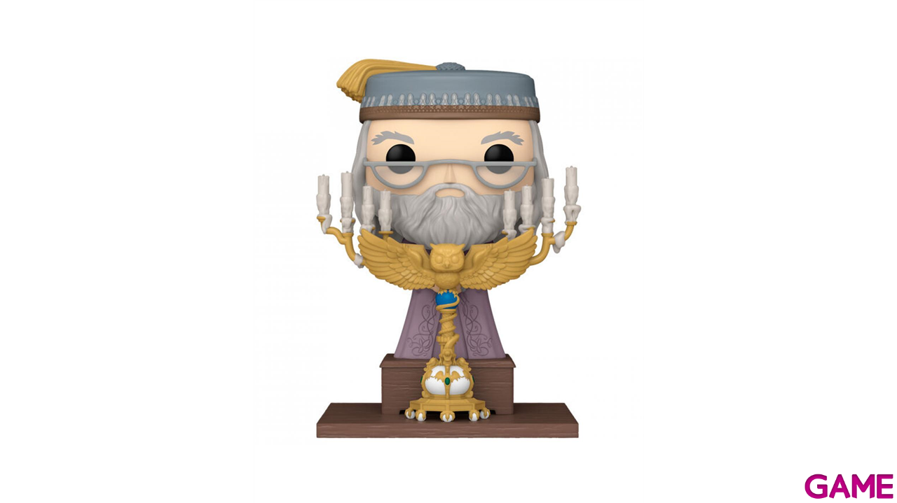 Figura Pop Deluxe Harry Potter y el Prisionero de Azkaban: Dumbledore con Podium-0