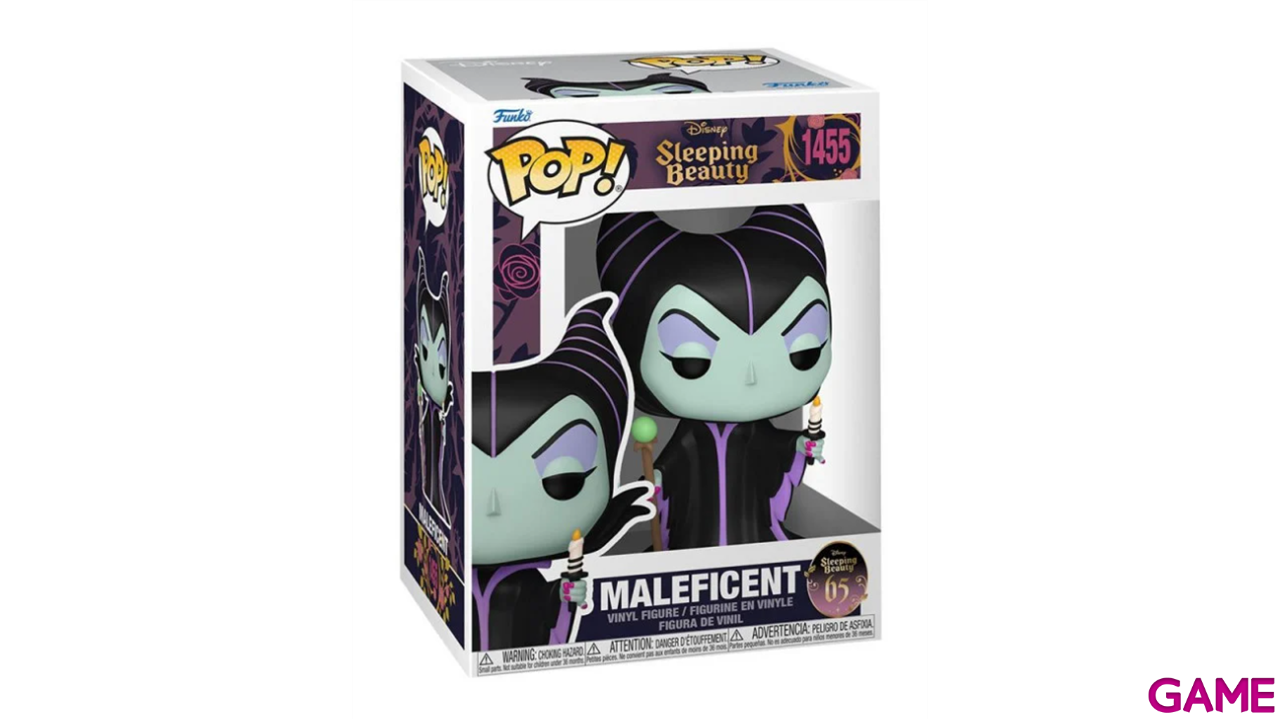 Figura Pop La Bella Durmiente 65th: Maléfica con Vela-1