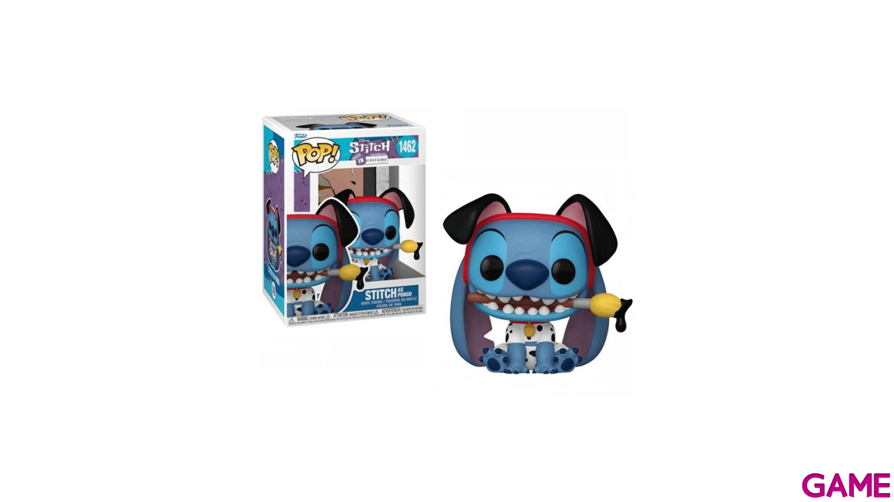 Figura Pop Disney: Stitch con Disfraz de Pongo-0