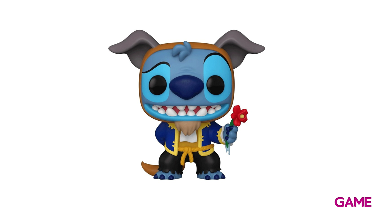 Figura Pop Disney: Stitch con Disfraz de Bestia-0