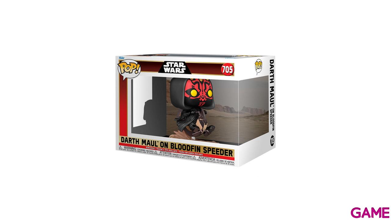 Figura Pop Ride Star Wars: Darth Maul con Bloodfin-0