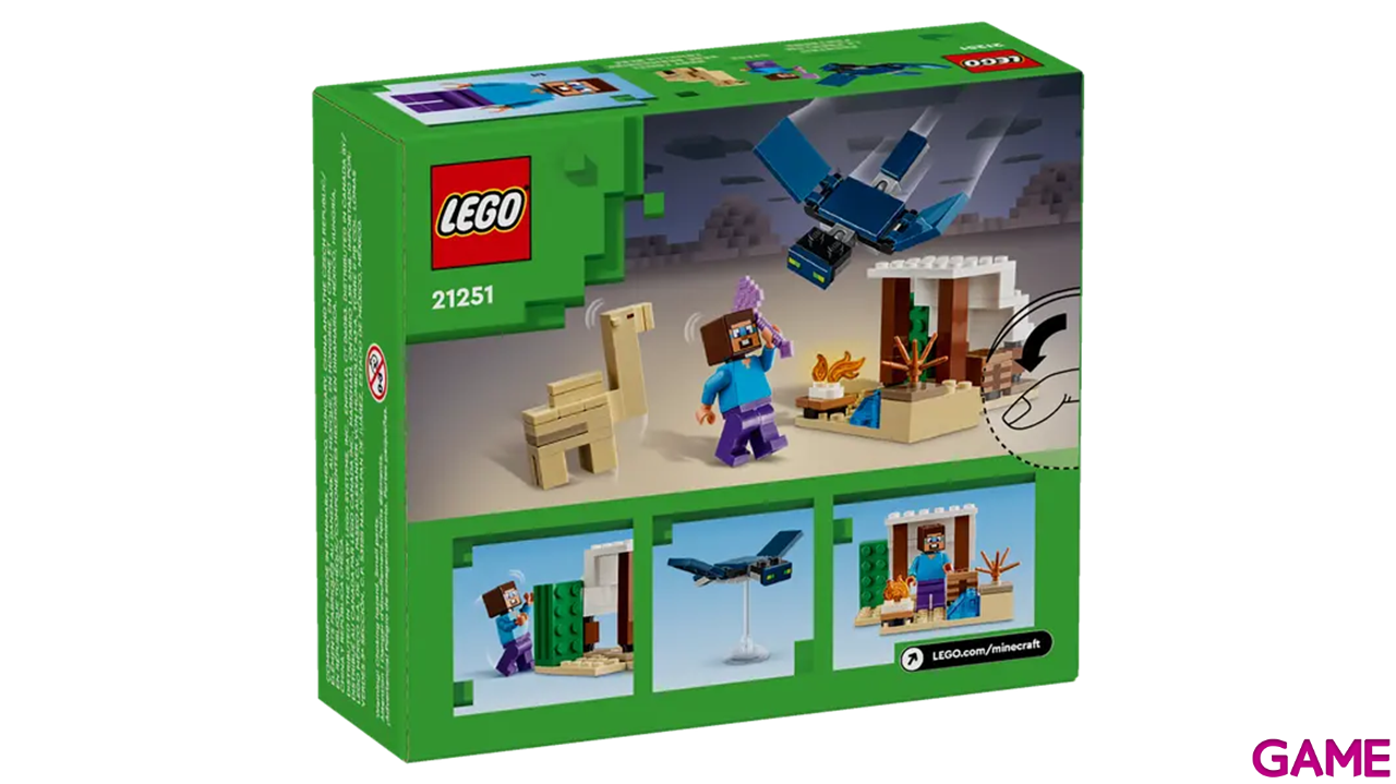 LEGO Minecraft: La Expedición de Steve al Desierto 21251-2
