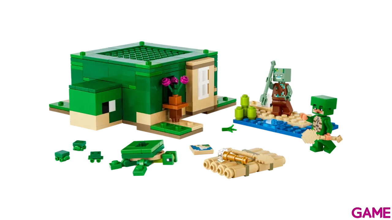 LEGO Minecraft: La Casa Tortuga de la Playa 21254-1